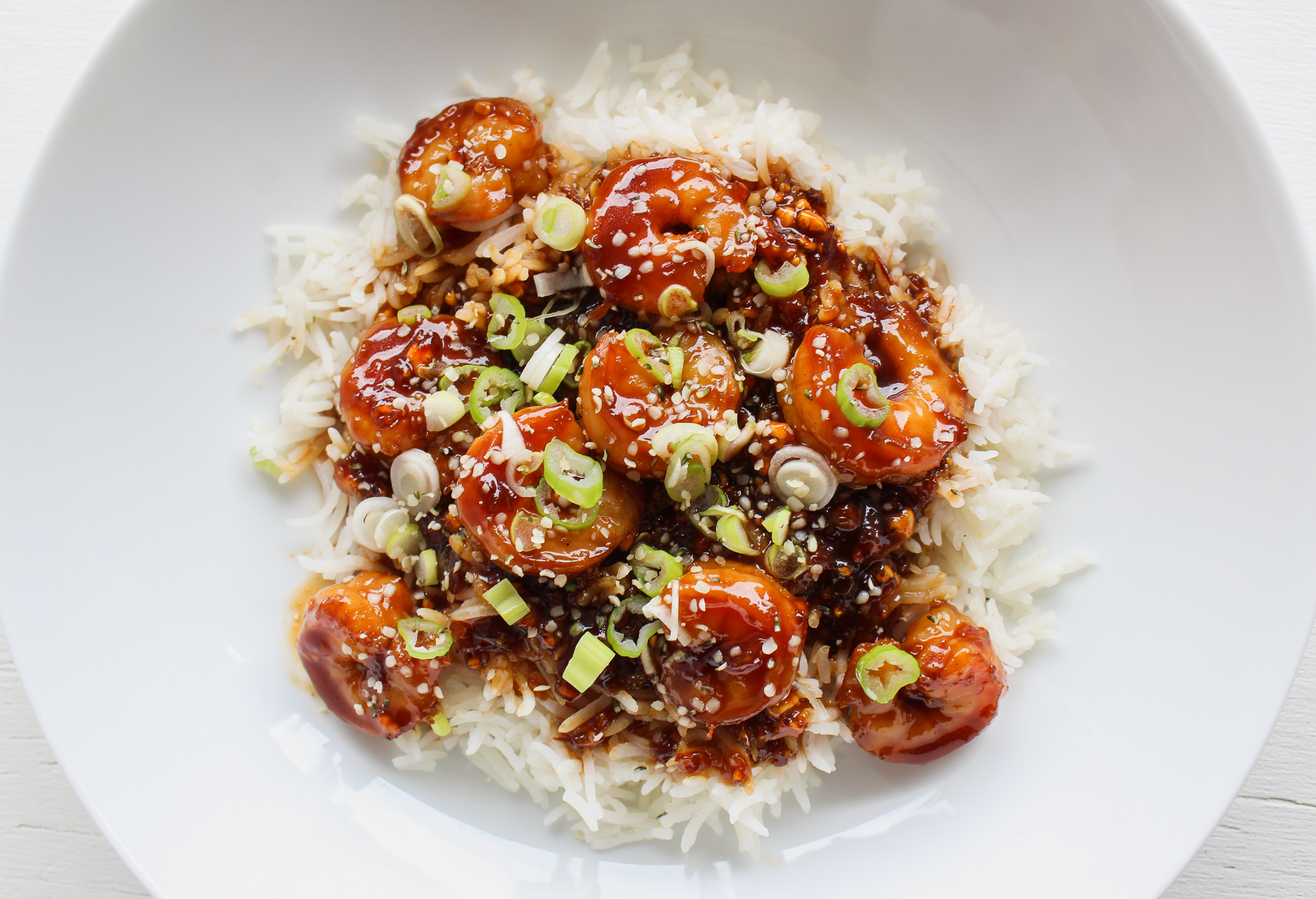 Sweet & Spicy Korean Style Shrimp For Fisk Sake