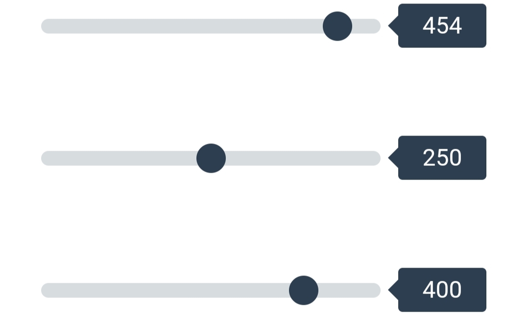 25+ CSS Range Sliders