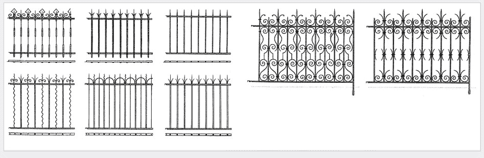 Motifs De Balustrades En Fer Forge
