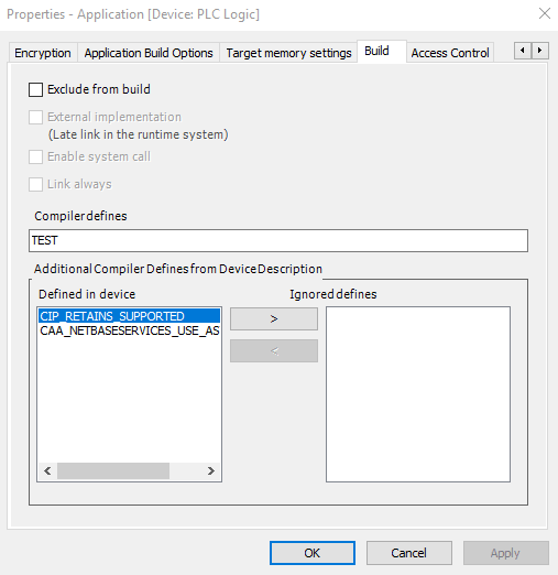 CODESYS CODESYS / Talk / Engineering 🇬🇧 Compilerdefines