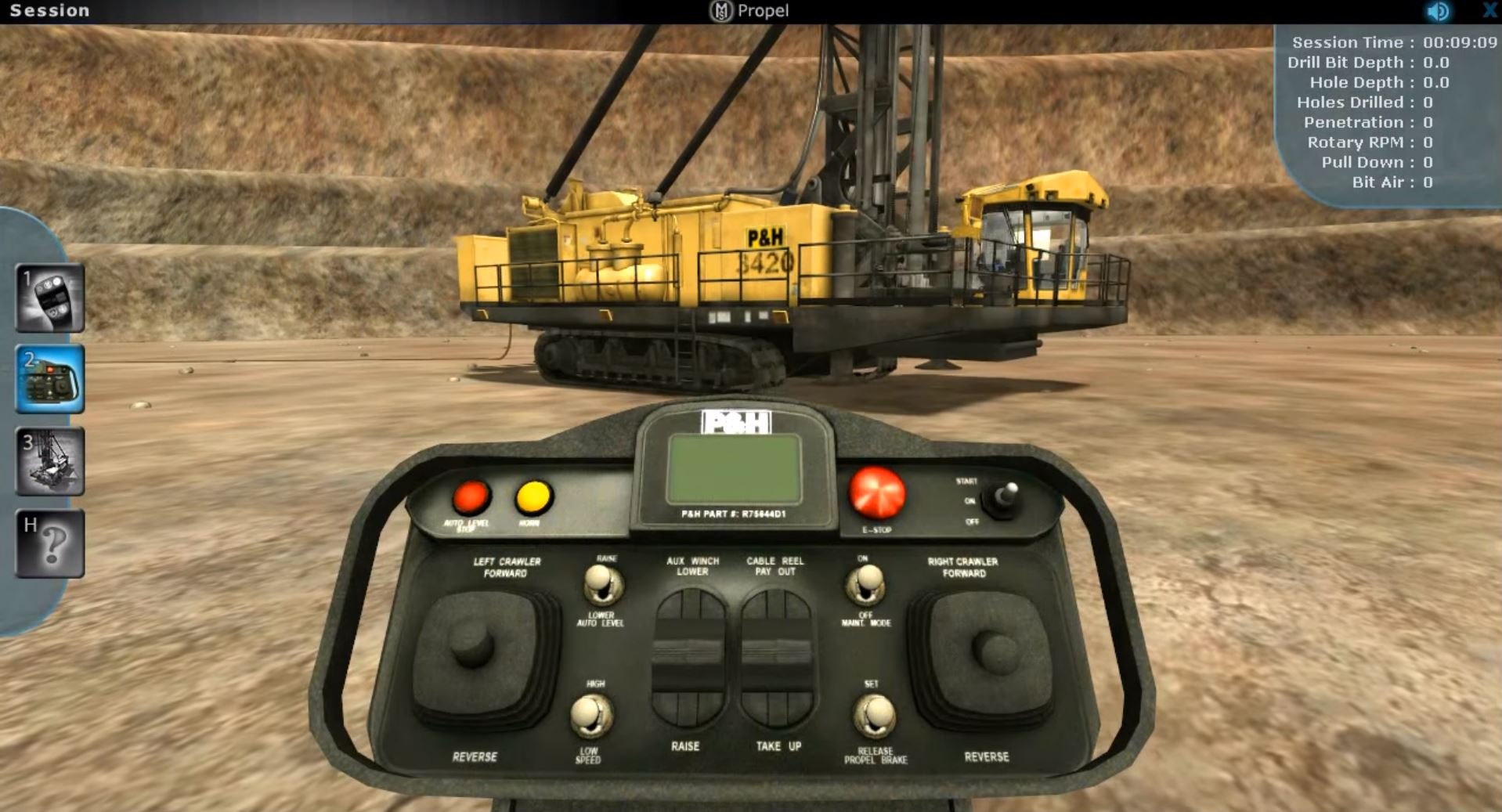 Mining Equipment, Blasthole Drill Training Simulator