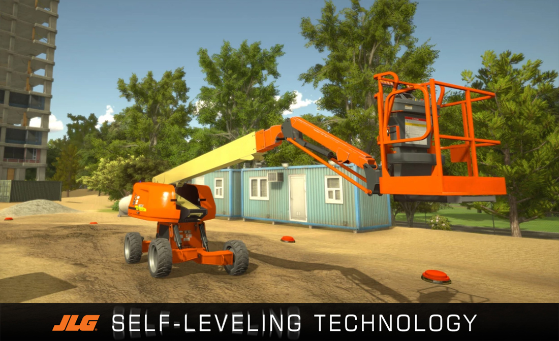 SelfLeveling Lift Training Simulator, JLG Industries Simulations