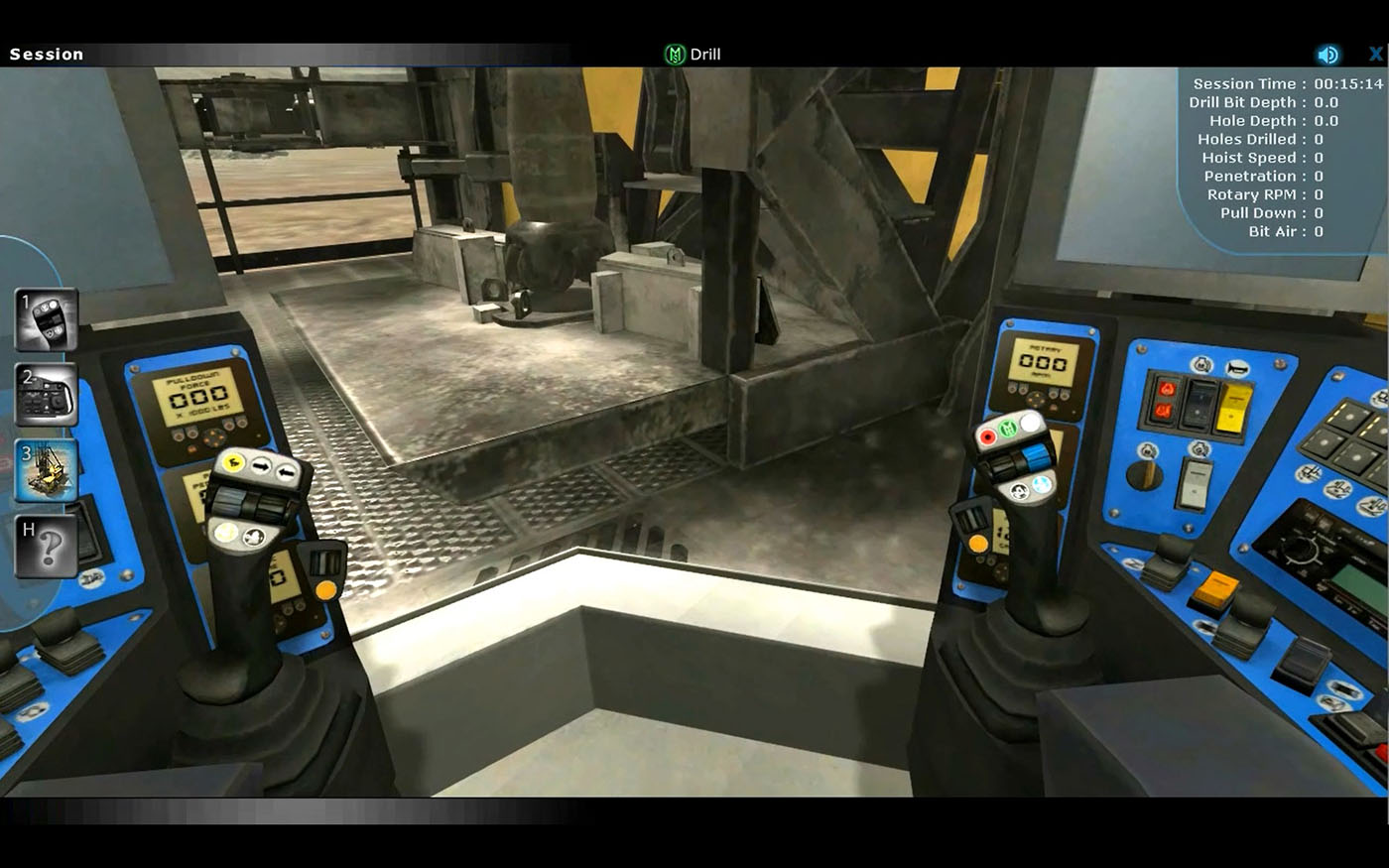 Mining Equipment, Blasthole Drill Training Simulator