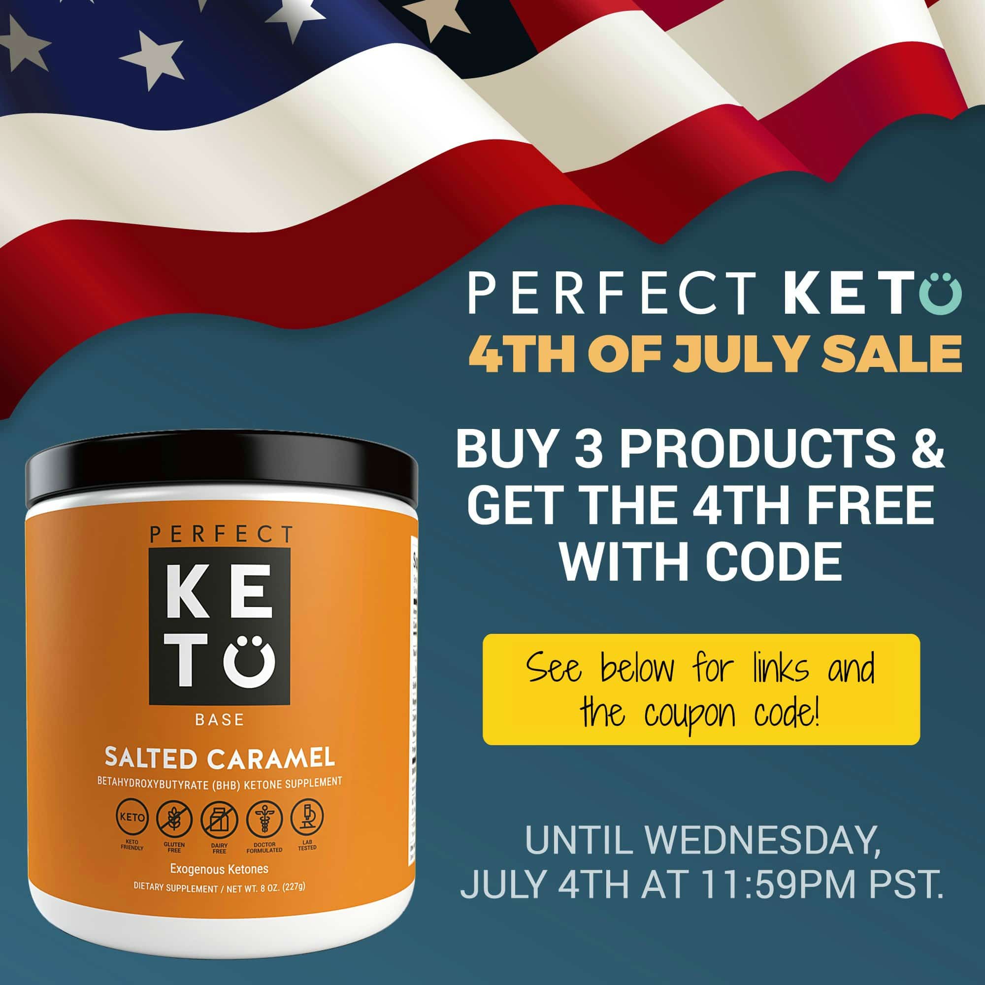 Exciting Keto Products Sale! (Perfect Keto 4th of July Sale)