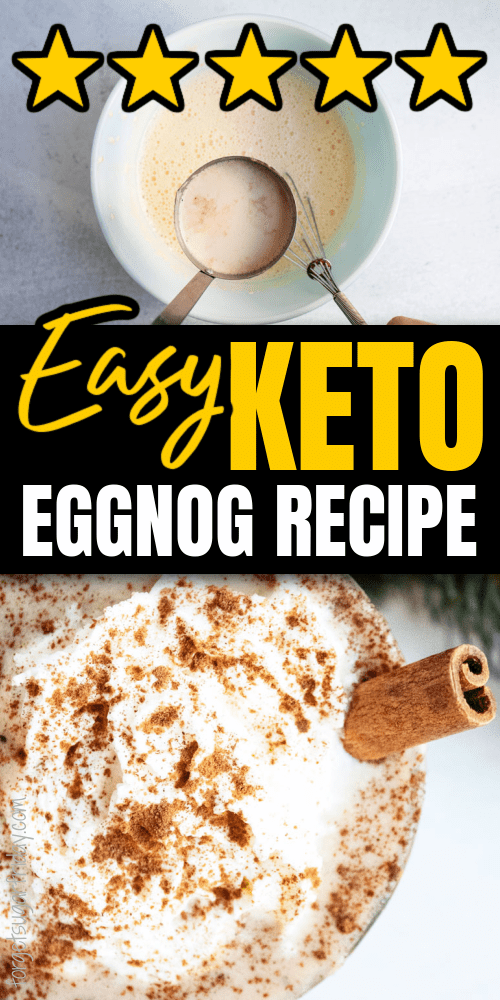 Keto Eggnog Recipe Low Carb Sugar Free Eggnog
