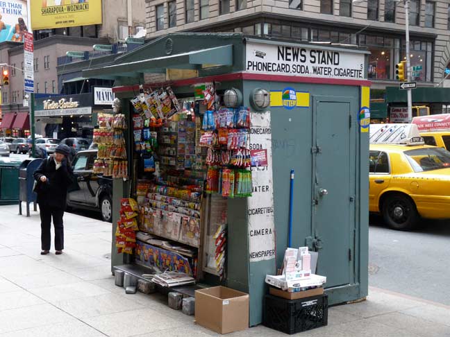 TALE OF TWO NEWSSTANDS New York