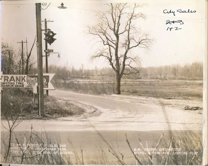 CUNNINGHAM PARK 1940, Hollis Hills New York