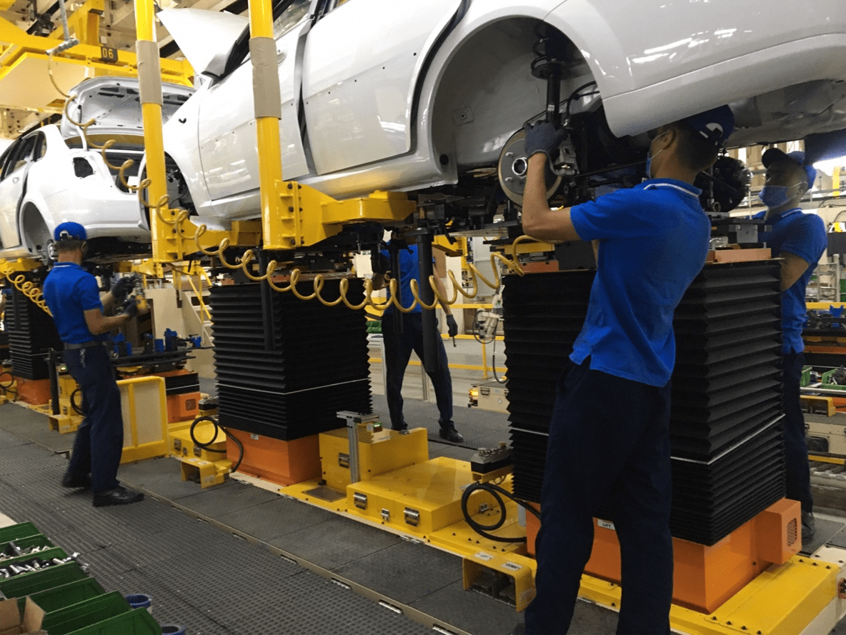 Fori Korea Body to Chassis Marriage AGV Systems Fori Automation, LLC