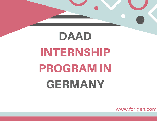 Internships in Germany 20212022 DAAD German Internship Program Forigen