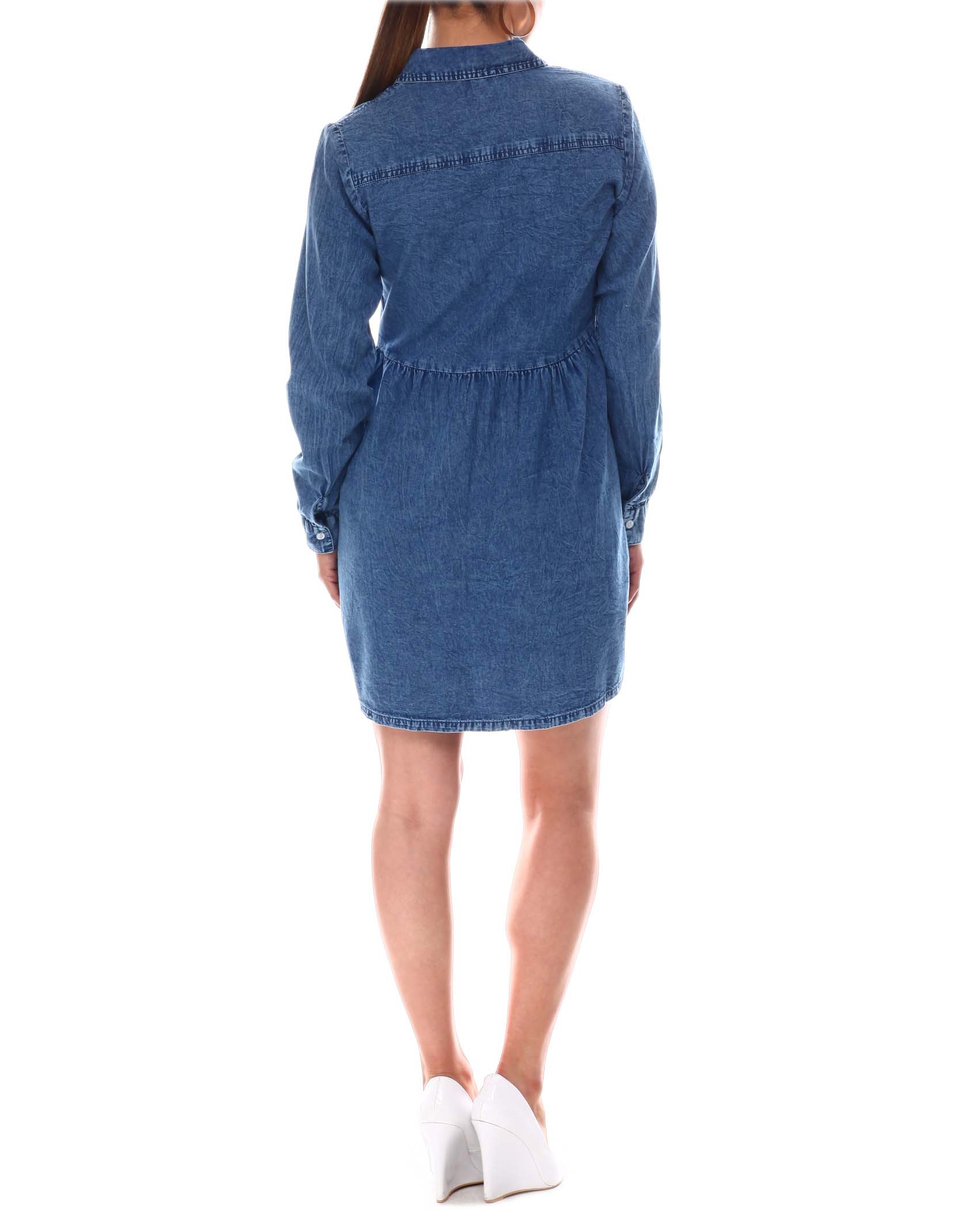 BABY DOLL DENIM DRESS Foriver Garment Pty Ltd
