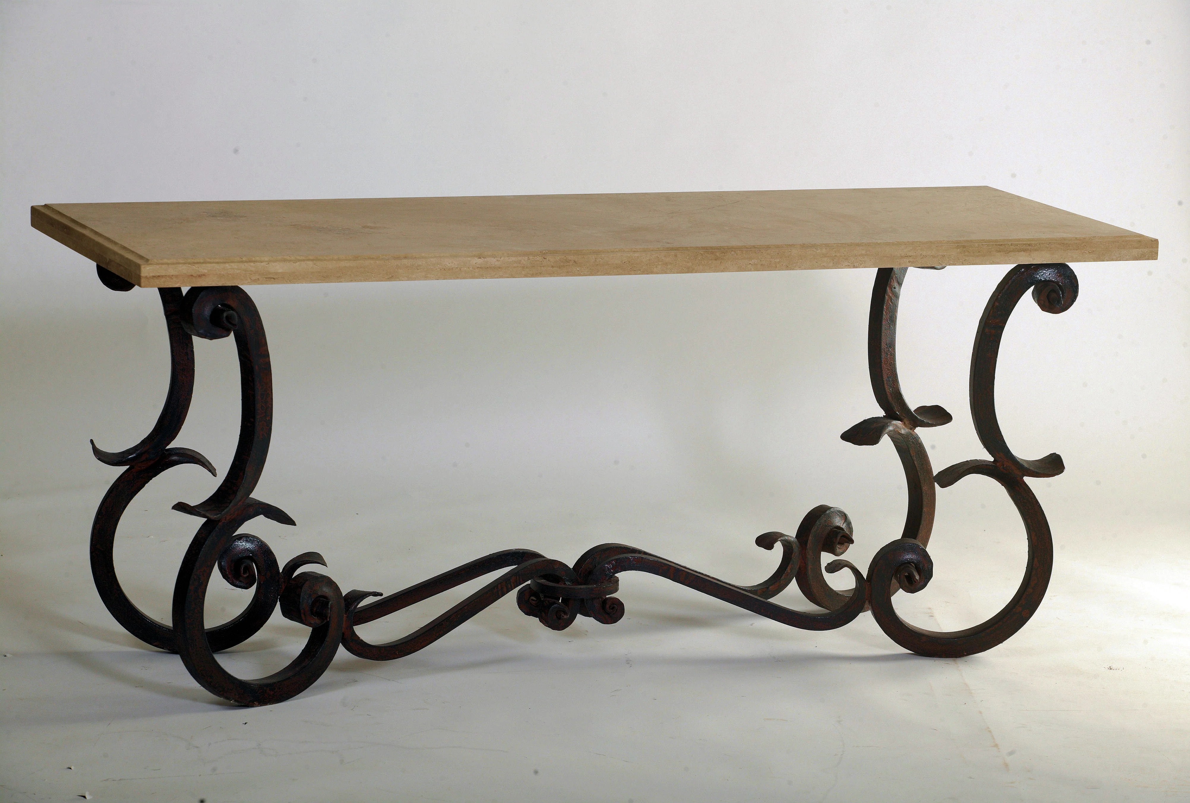 Wrought Iron Sofa Table Base Baci Living Room