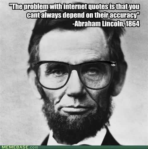 Fix Pacifica USA Abraham Lincoln recent quote, "can't always depend