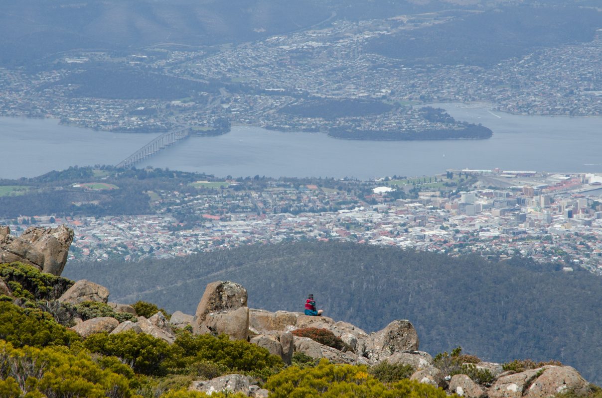 Mt Wellington loop hike via Organ Pipes, Zig Zag and Panorama tracks
