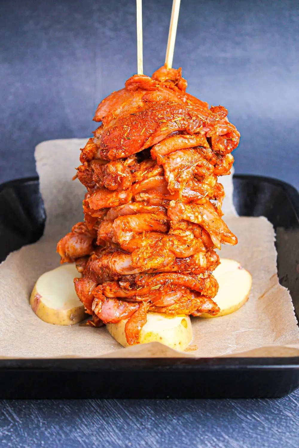 Easy Greek Chicken Gyros Fork and Twist