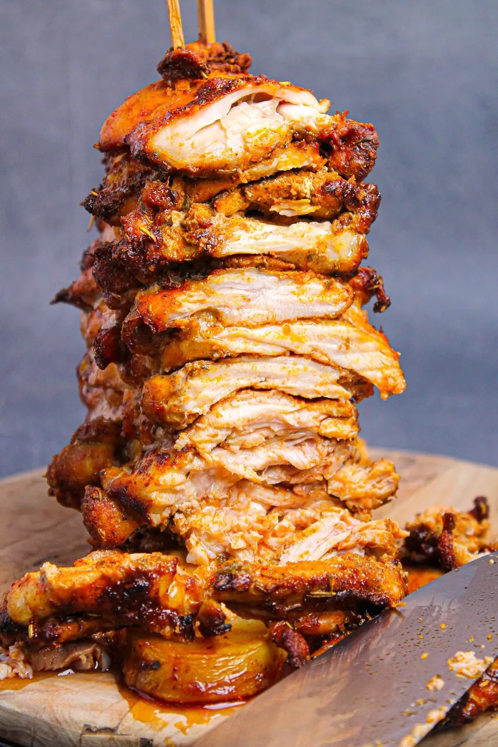 Easy Greek Chicken Gyros Fork and Twist