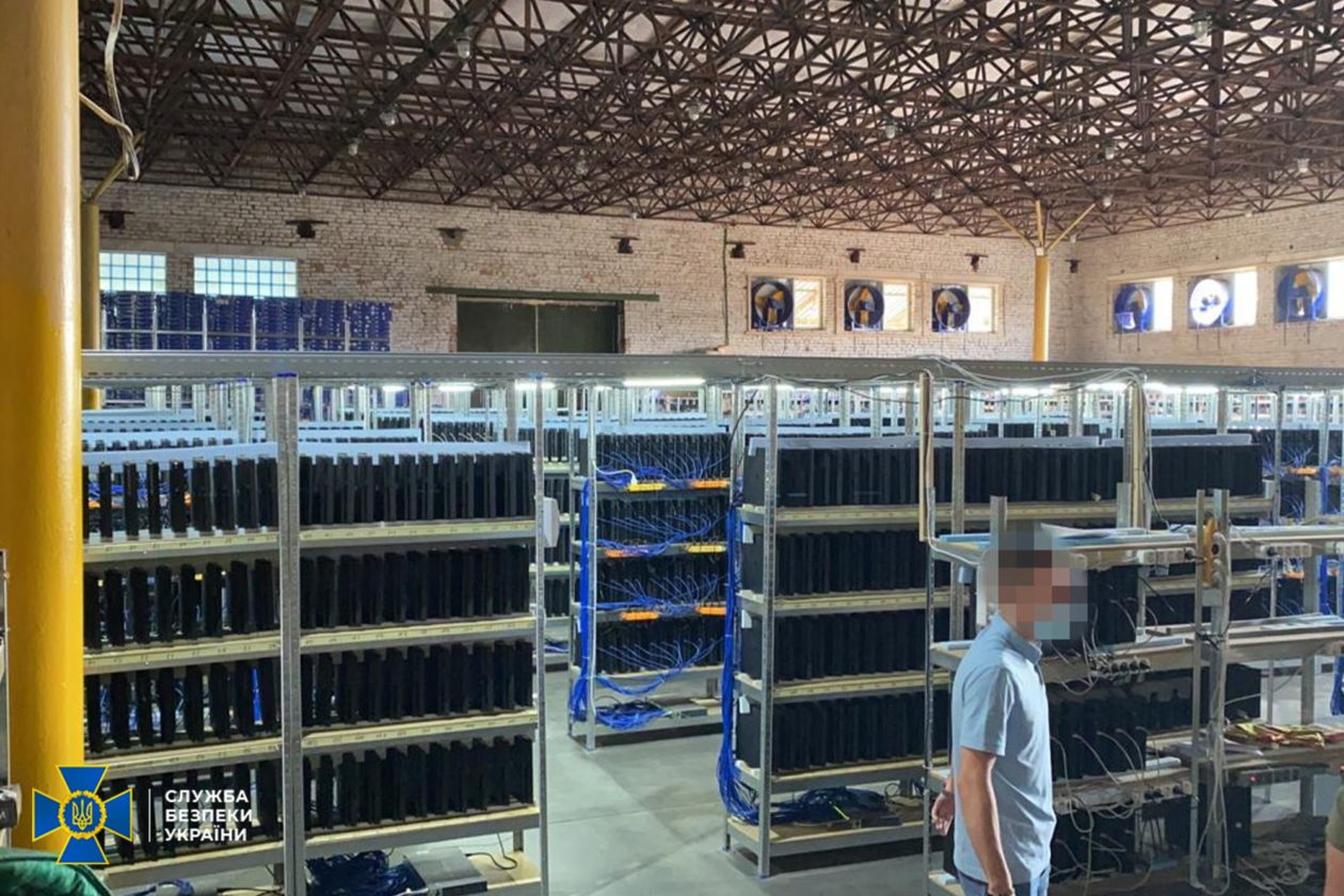 Secret Ukraine crypto farm shut down amid suspected power theft