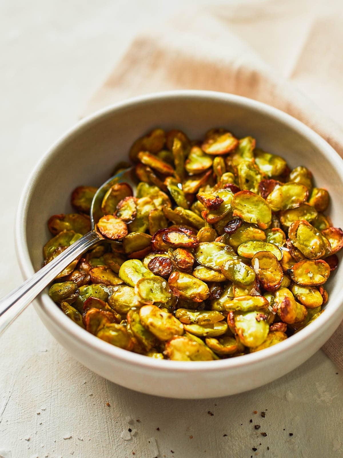 Homemade Roasted Broad Beans Recipe Forkful of Plants