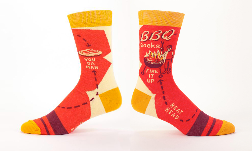 Blue Q BBQ Socks Forking Tasty