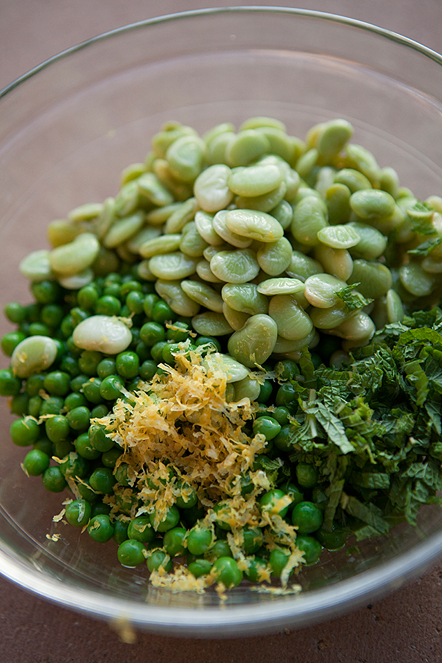Mint, Pea and Garbanzo Bean Mash Forkin' Healthy