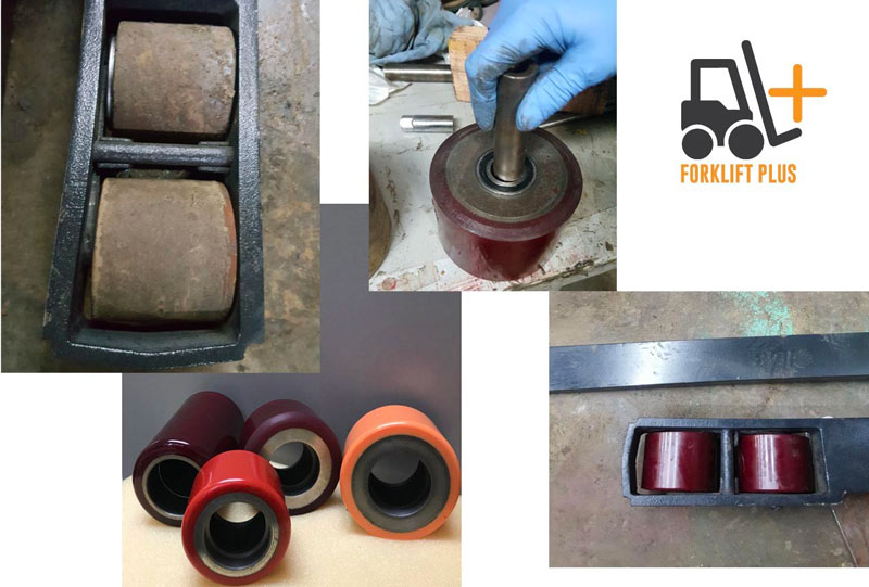 How to quick change forklift load wheels Forklift Plus