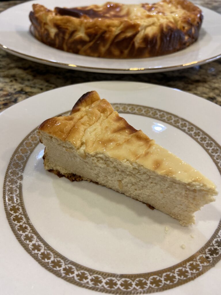 Low Carb Basque Cheesecake Forks 'n' Flip Flops