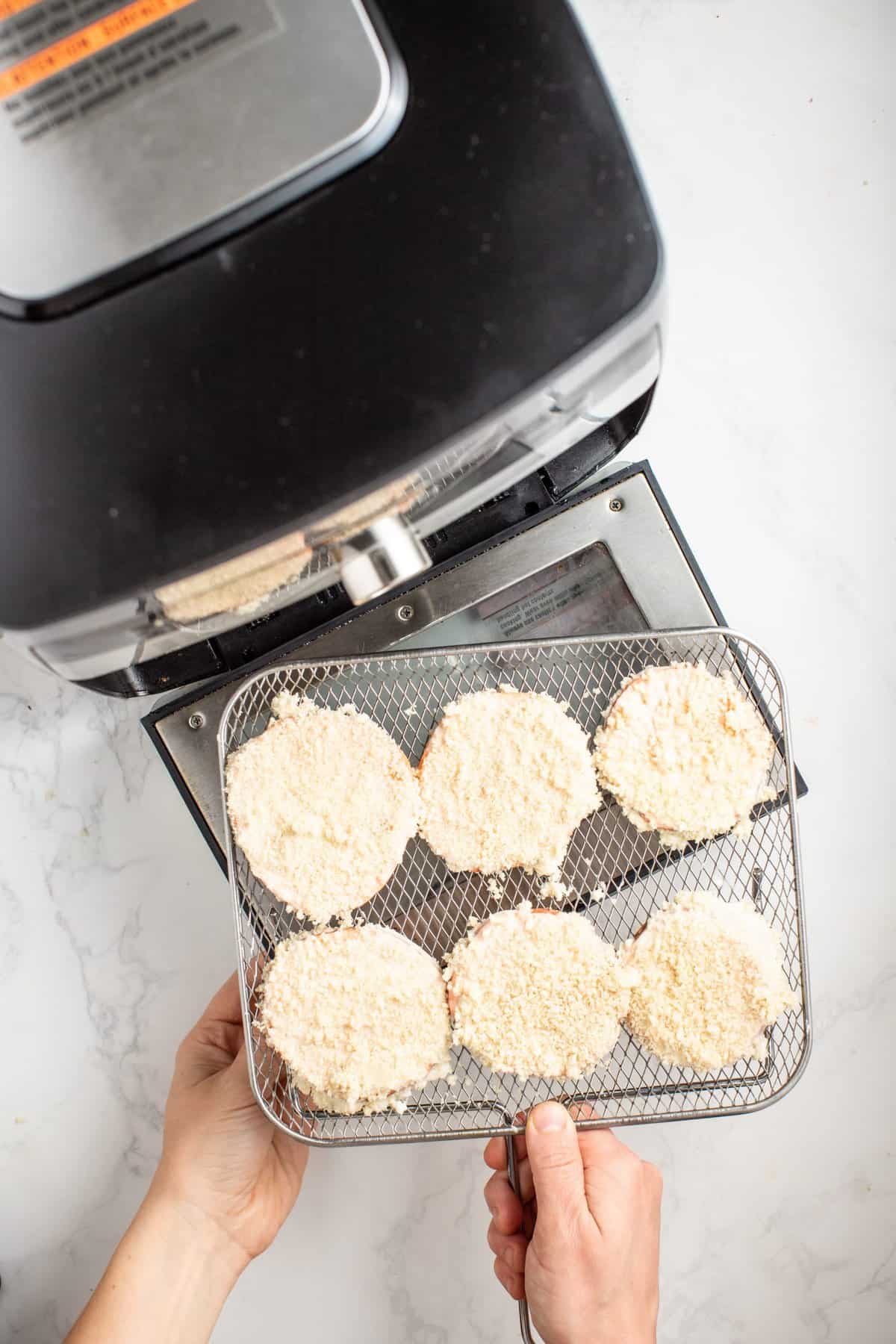 Air Fryer Sweet Potato Tempura Fork To Spoon