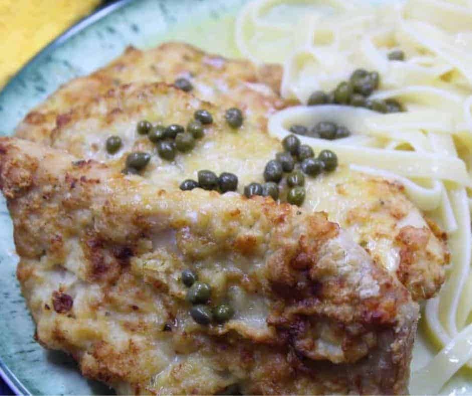 Air Fryer Chicken Piccata with Lemon Sauce Fork To Spoon