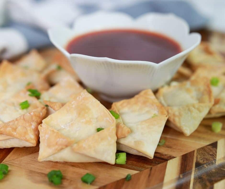 Air Fryer Copycat Panda Express Cream Cheese Rangoon Fork To Spoon