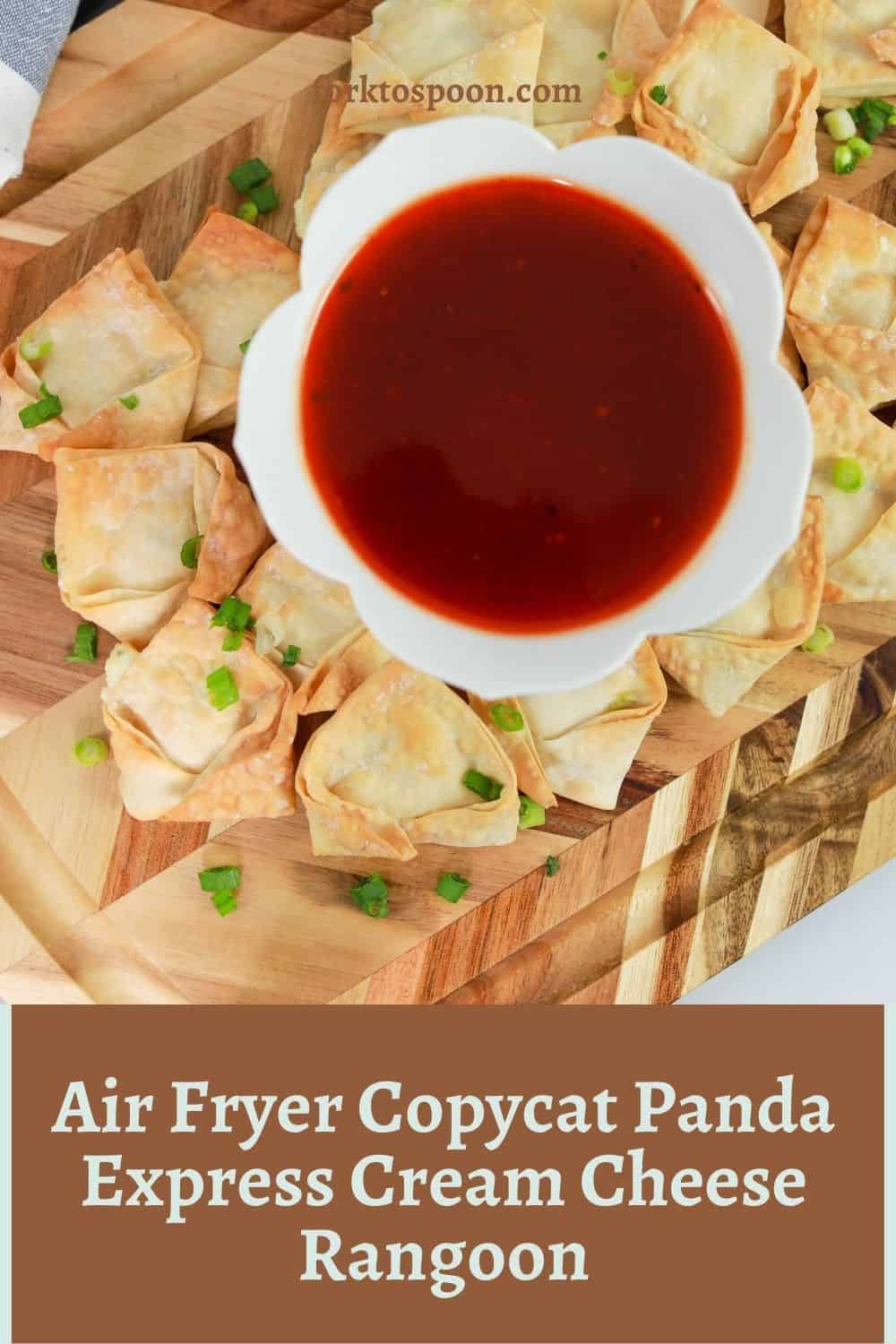 Air Fryer Copycat Panda Express Cream Cheese Rangoon Fork To Spoon