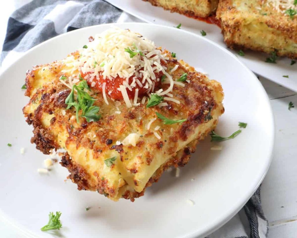 Air Fryer Olive Garden Copycat Lasagna Fritta Fork To Spoon