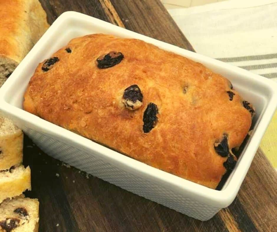 Air Fryer Cinnamon Raisin Bread Fork To Spoon