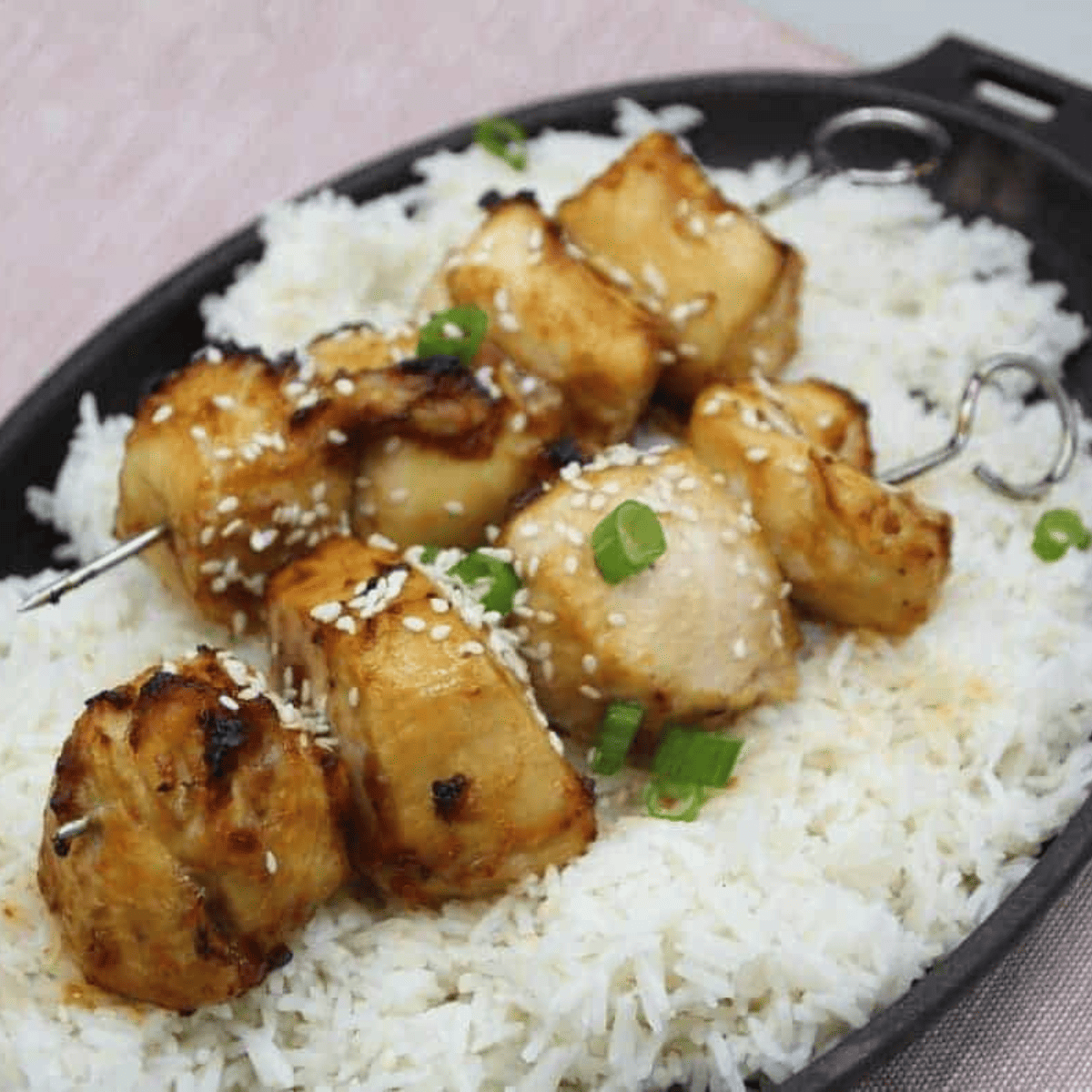 Air Fryer Chicken Yakitori Fork To Spoon