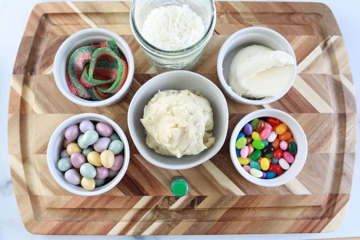 Air Fryer Easter Basket Cookie Cups Fork To Spoon