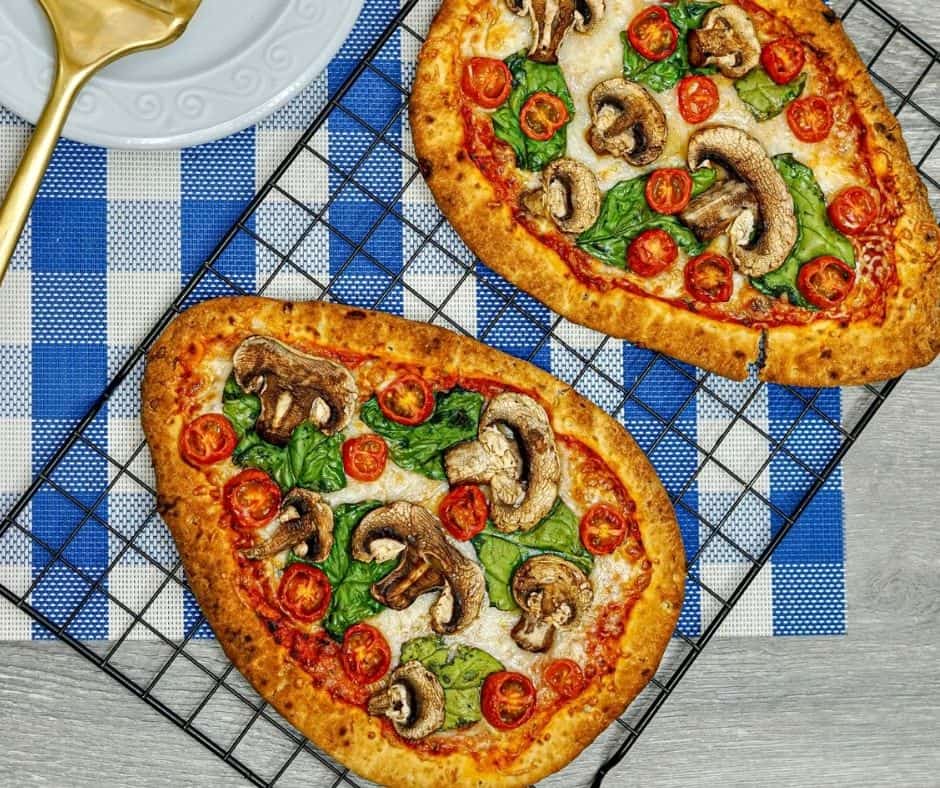 Air Fryer Vegetable (Veggie) Flatbread Fork To Spoon