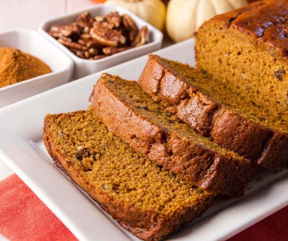 Air Fryer Pumpkin Nut Bread Fork To Spoon