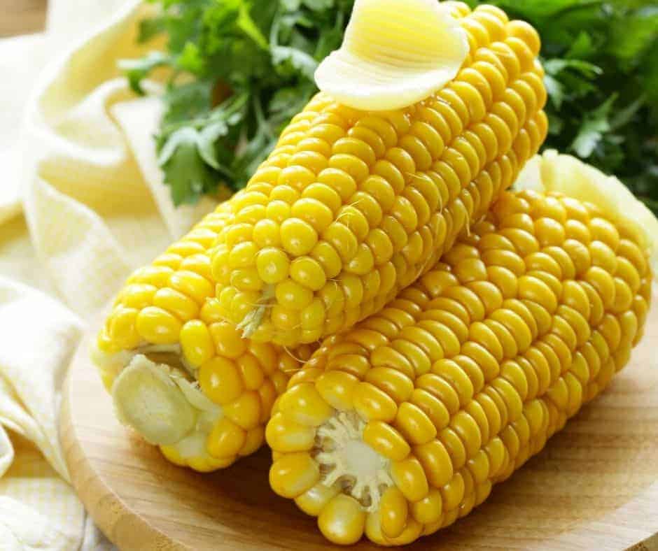 Air Fryer Frozen Corn on The Cob Fork To Spoon