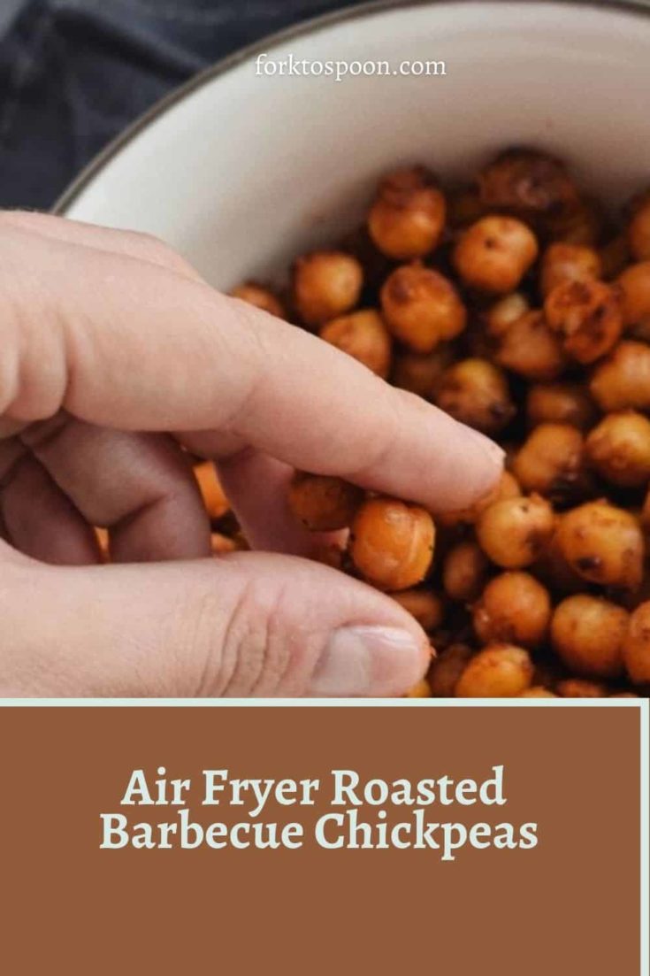 Air Fryer Roasted Barbecue Chickpeas Fork To Spoon