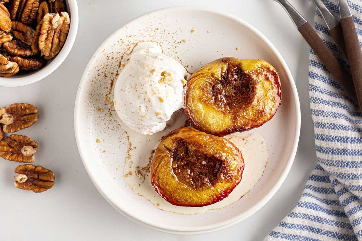 Air Fryer Grilled Peaches Le Ricette di Zia Mar