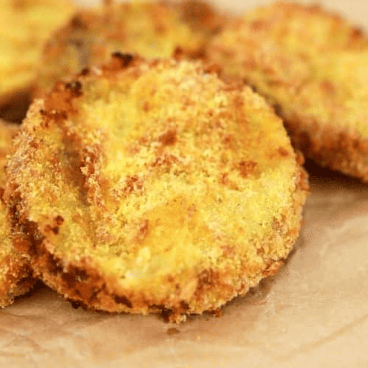 Air Fryer Fried Green Tomatoes Fork To Spoon