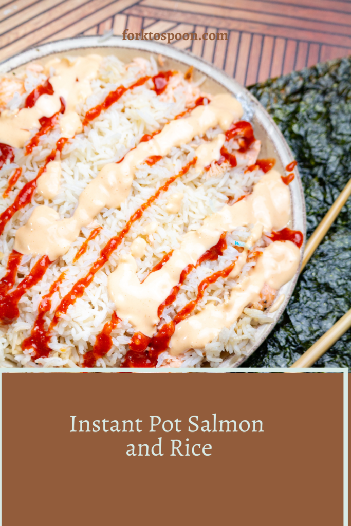 Instant Pot Salmon and Rice Fork To Spoon