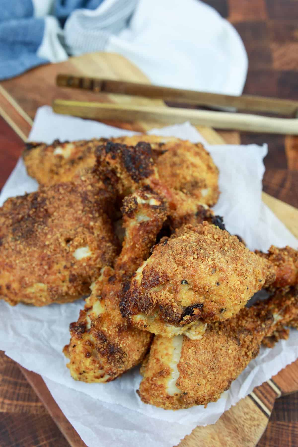 Keto Southern Air Fryer Drumsticks Fork To Spoon