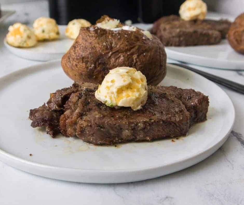 Frozen Steak in Air Fryer Fork To Spoon