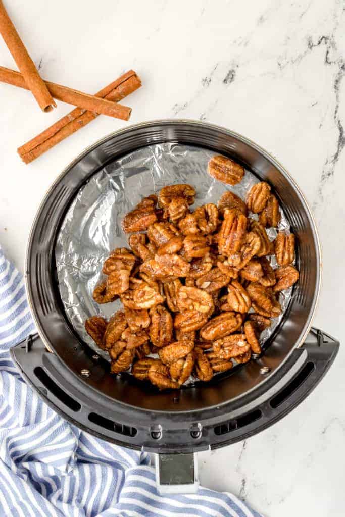 Candied Pecans (Air Fryer Recipe) Fork To Spoon