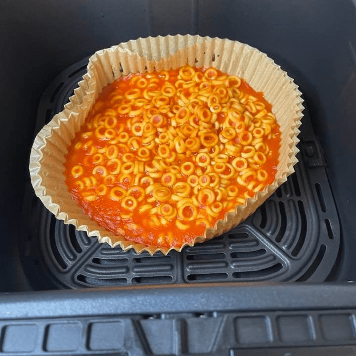 Air Fryer SpaghettiOs Fork To Spoon
