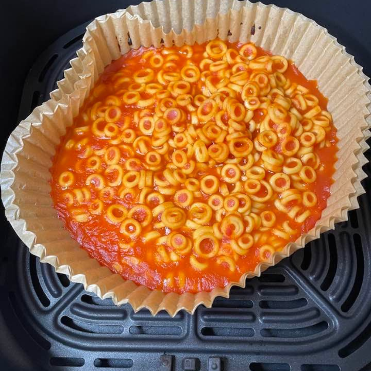 Air Fryer SpaghettiOs Fork To Spoon