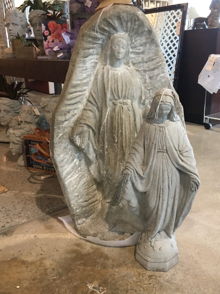 Concrete Mary Statue LG Form & Function Asheville NC