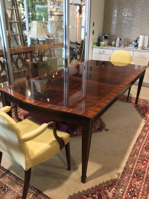 Sheraton Baker Dining Table Form & Function Asheville NC