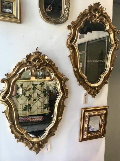 French Gilt Mirror Form & Function Asheville NC