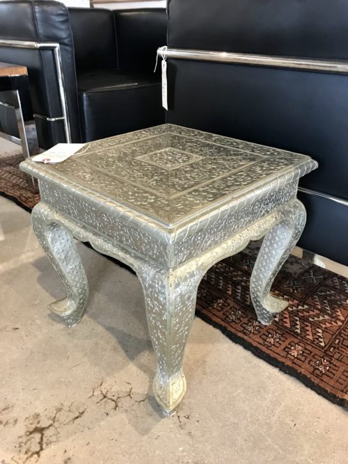 Silver Embossed Table Form & Function Asheville NC