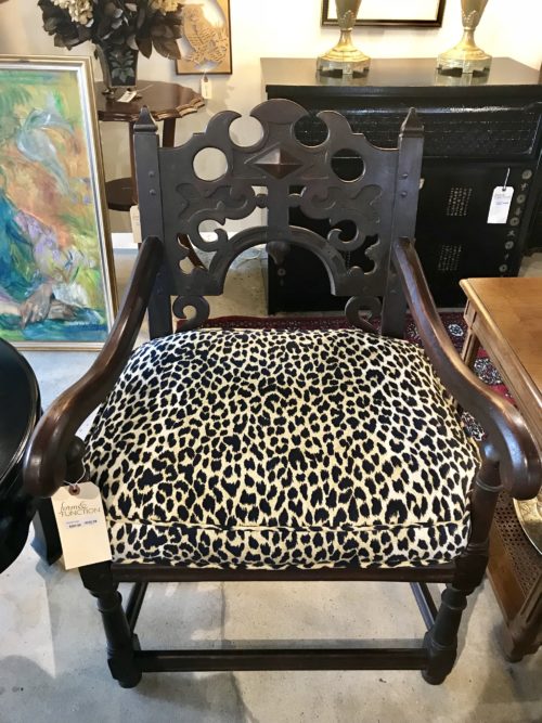 Animal Print Chair Form & Function Asheville NC